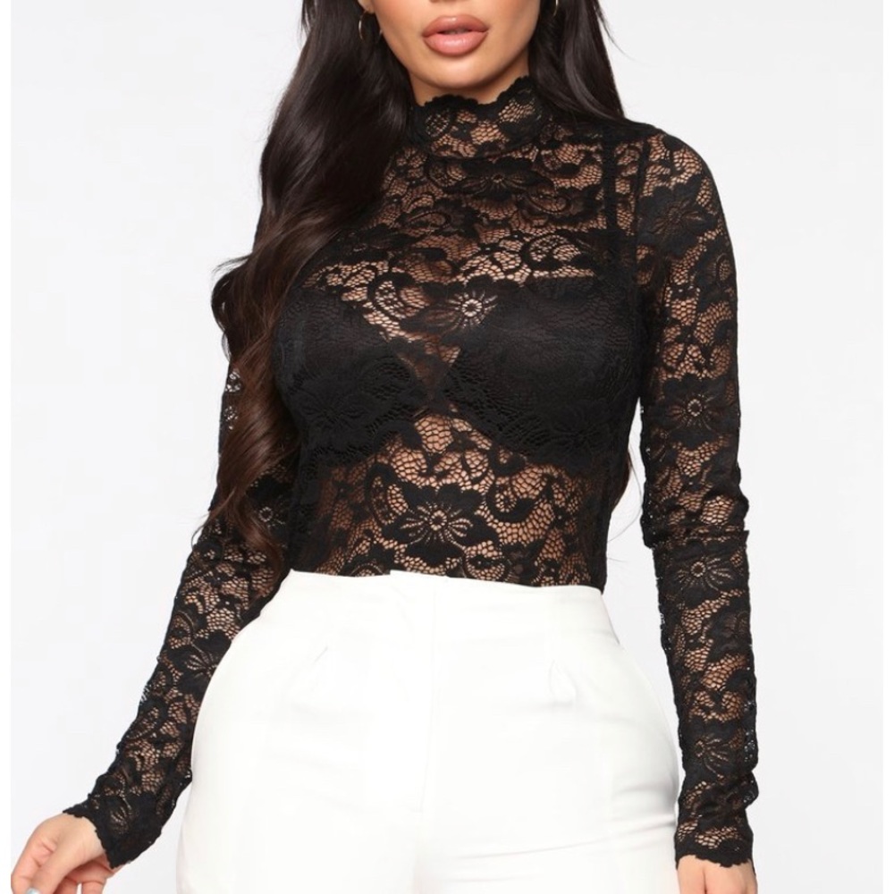Beautiful mesh top